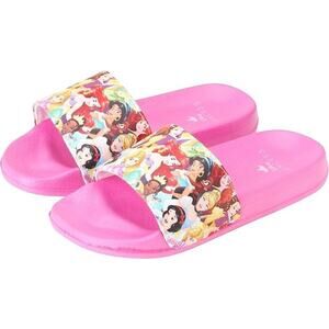 Disney Girls' Princess Sandals Slip-On Beach/Pool Slides Little Kid L (2/3) New